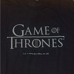 Game of Thrones Black Graphic Tee NWOT